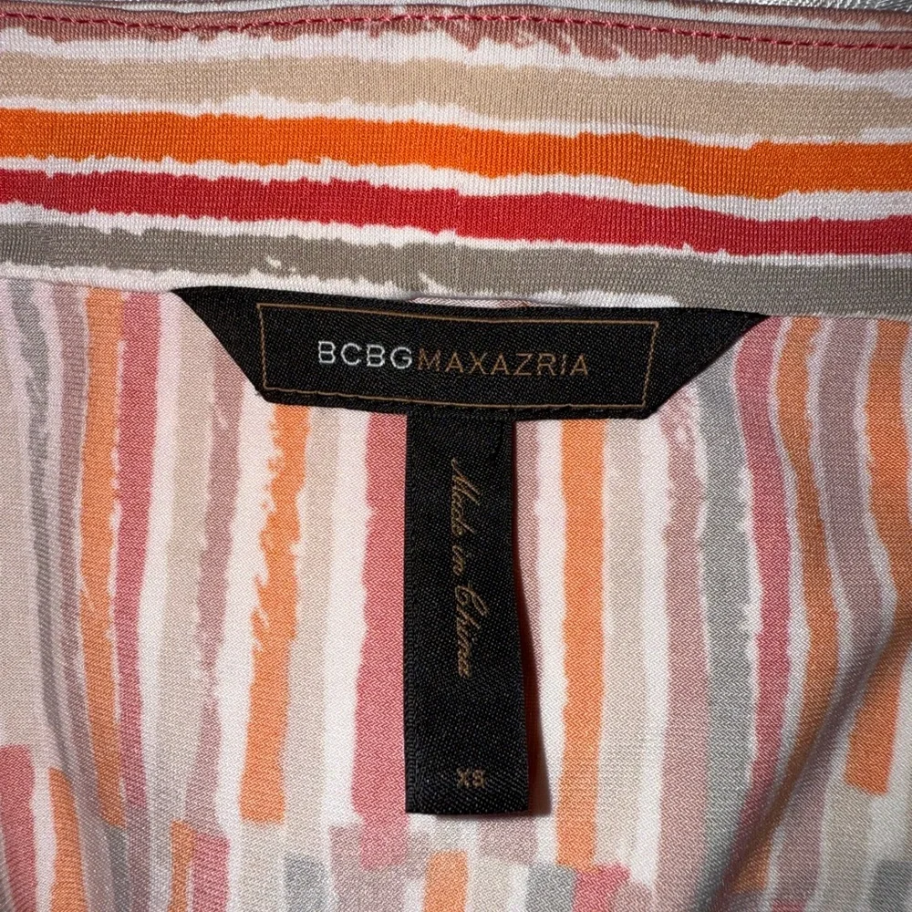 BCBGMaxAzria Multicolor Striped Dress - Picture 3 of 3
